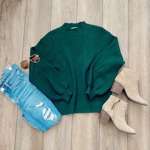 Anthropologie mock neck sweater